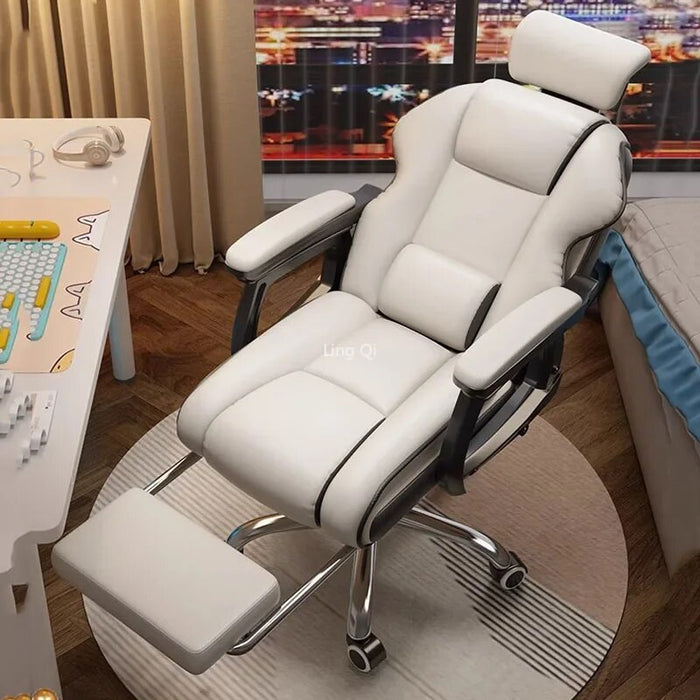 Luxury Durable Office Chair Long Sitting Elastic Home Swivel Gaming Chair Rotatable Boys Cadeira Gamer Garden Furniture Sets