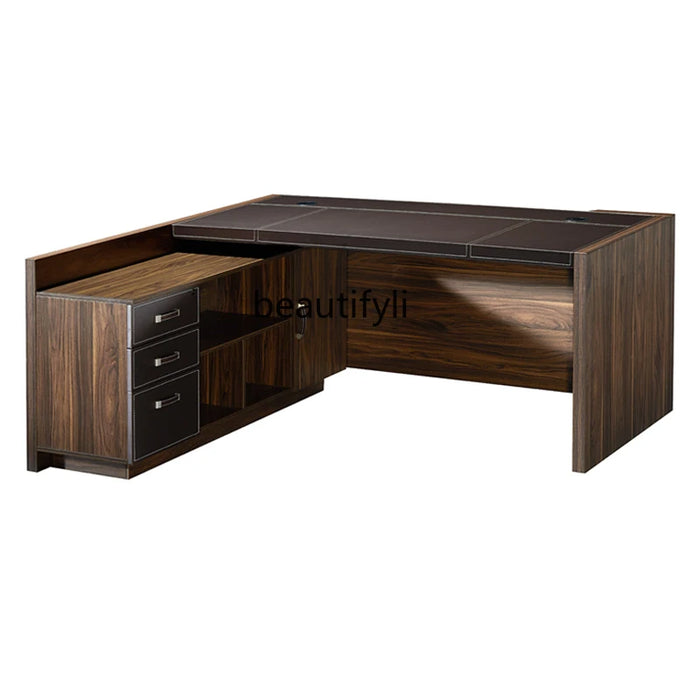 Boss Office Desk and Chair Combination Simple Modern Executive Desk Fashion Executive Manager Computer Desk Boss Table