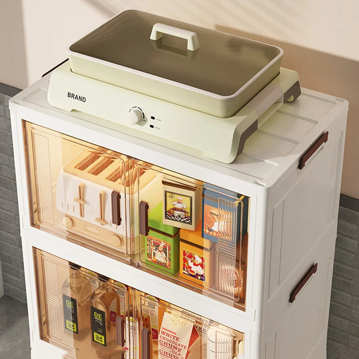Buffet Laden Sideboard Multifunctional Nordic Corner Space Saving Sideboard Shelves Cabinet Armario Portatil Dobravel Furniture