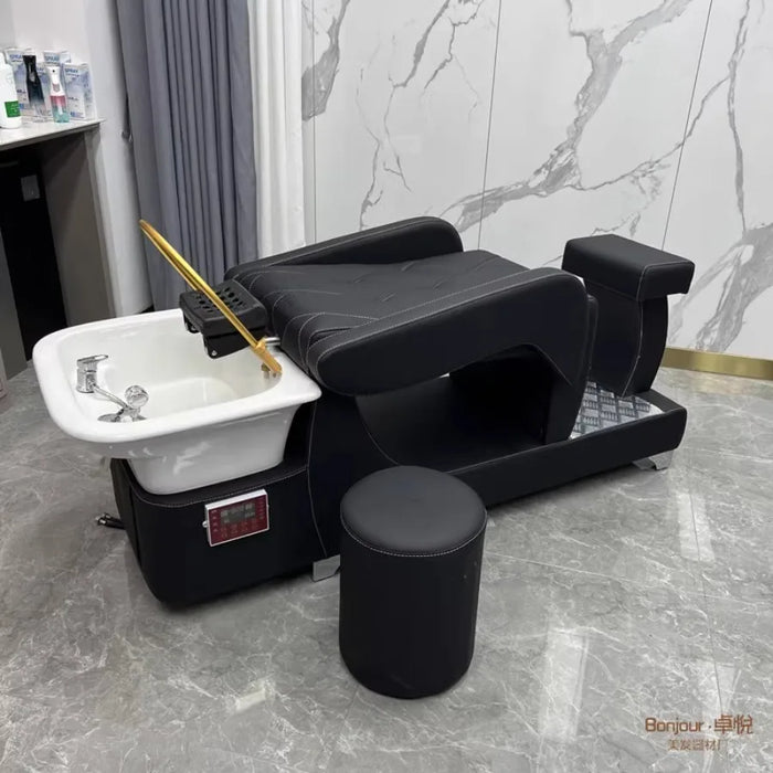 Head Massager Shampoo Chair Basin Wash Hair Head Spa Bed Shampoo Chair Stylist Luxury Hairstylist Mobile Lava Cabezas Furniture