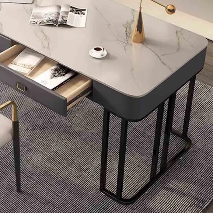 Executive Mobile Office Desk Luxury Writing Conference Reading Office Desk Living Room Drawers Scrivania Con Cassetti Furnitures
