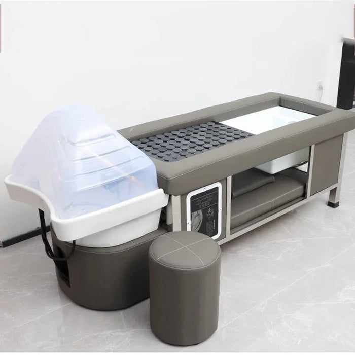 Therapy Shampoo Chair Hair Comfort Water Circulation Head Hair Wash Chair Moxibustion Cama De Champu Salon Equipment MQ50SC