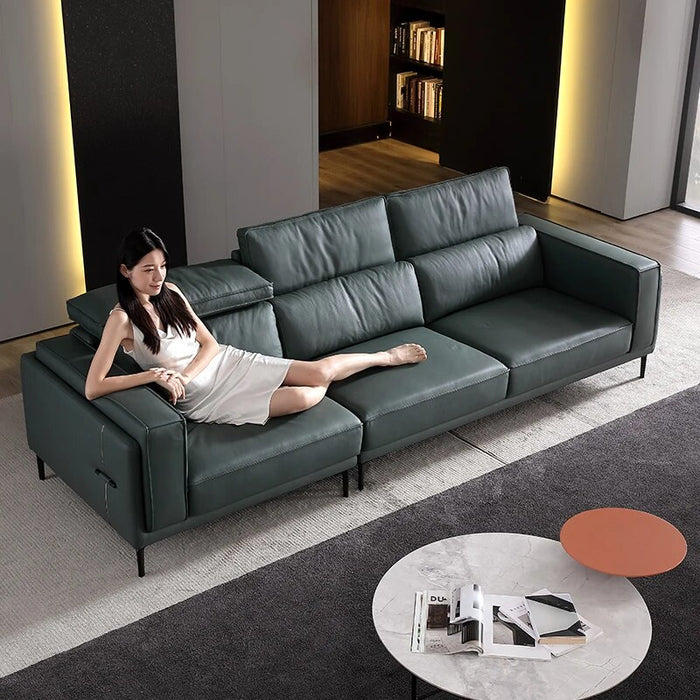 Modular Modern Full Manual ZOY Recliner sofa set corner Couch Sectional Reclinable Electric Corner Sofa 7 Seater leather