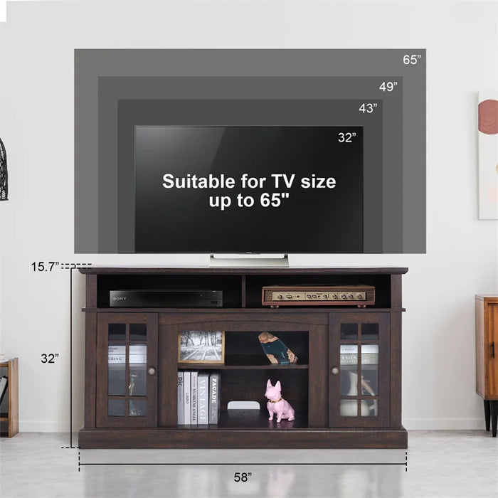 Living Room Furniture Modern Wooden TV Cabinet Storage Large Capacity Storage Shelf Television Stands Storage Space TV Cabinets