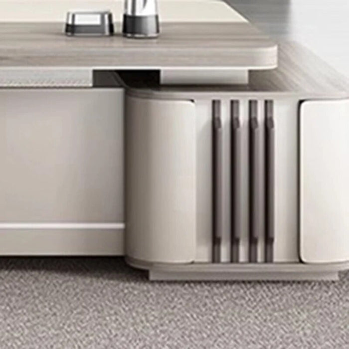 Standing Storage Office Desk Reception L Shaped Drawers Corner Conference Computer Desks Floor Luxury Mesa Escritorio Furniture