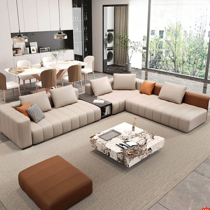 Modern Relaxing Living Room Sofa Nordic Ergonomic Straight Designer Living Room Sofas Large Sectional Canape Salon Furnitures