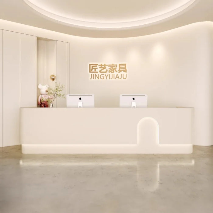 Mobile Bar Counter Reception Desk Office Modern Information Commercial Reception Desk Conference Comptoir Caisse Furniture