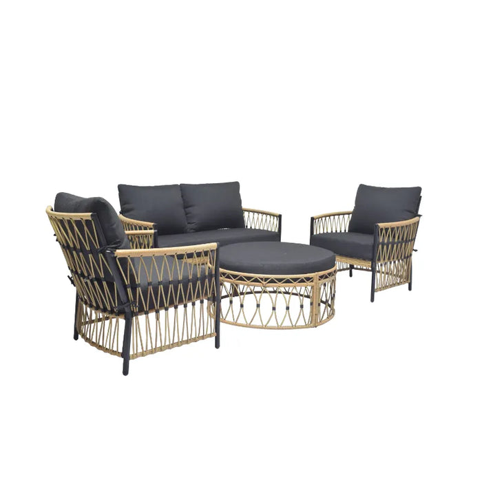 Better Homes & Gardens Lilah 2-Pack Outdoor Wicker Lounge Chair, White or Black