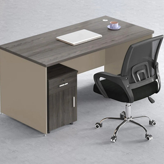 Wholesale Modern Industrial Wood Desktop Work Write Workstation Desk Computer Table Desk With Chair For Office