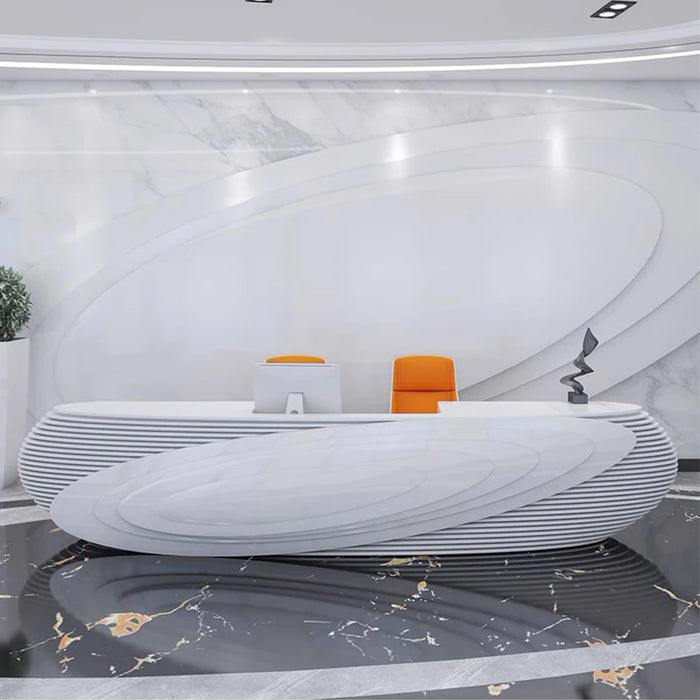 ZITAI Customize Logo Wholesale Modern Reception Desk Sports Reception Desk For Retail Store Reception Desk
