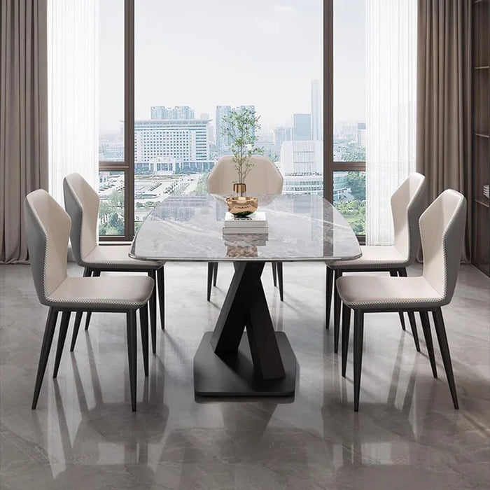 Luxury Art Dining Table Rectangle Nordic Modern Minimalist Design Dining Table Living Room Mesa De Comedor Home Furniture