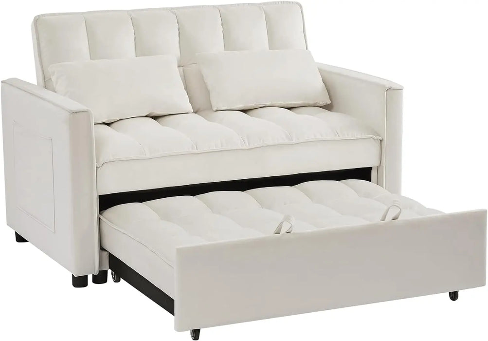 3 in 1 Convertible Sleeper Loveseat, Futon Sofa Couch With Pullout Bed ,Furniture for Living Room sofa bed  home furniture