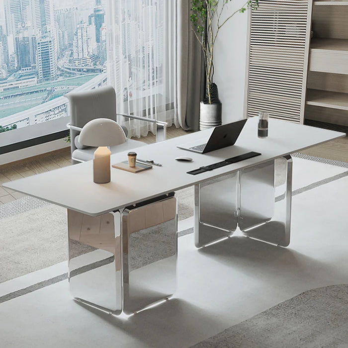 Executive Computer Office Desks Meeting Gaming Reception Modern Writing Workbench Conference Metal Tavolo Da Lavoro Furniture