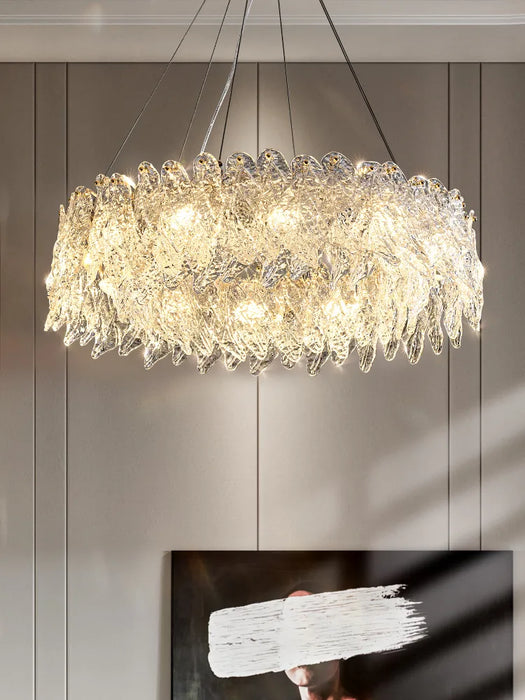 Contemporary Luxury Home Bedroom Led Round Ceiling Crystal Modern Chandeliers & Pendant for Living Room