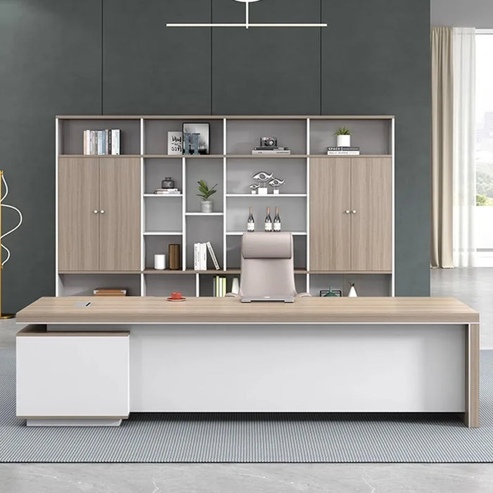 Study Corner Office Desk Computer Conference Executive Writing Monitor Office Desk Drawers Table Ordinateur Office Furniture HDH