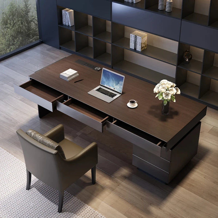 Executive Computer Office Desks Laptop Storage Modern Desktop Office Desks Study Work Bureau Meuble Office Furniture WN50OD