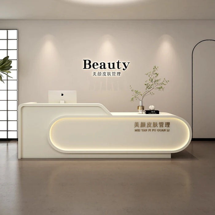 Lectern Reception Desk Wooden Computer Coffee Vanity Service Desk Church Pulpit Gaming Scrivania Ufficio Lavoro Office Furniture