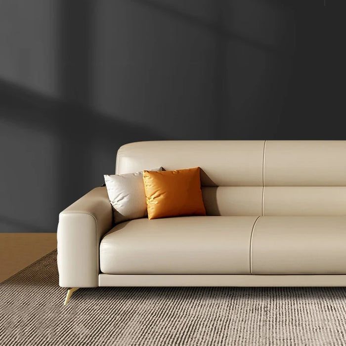 Luxury Leather Living Room Sofas Italian Japanese Simple Nordic Modern Cornercombination Divani Da Soggiorno Salon Furniture