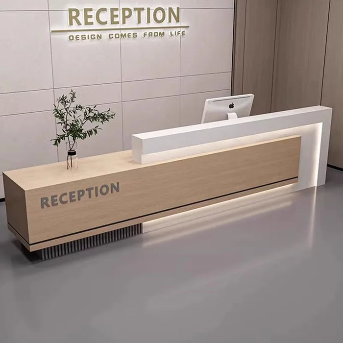 Office Reception Desk Counter Supermarket Conference Barbershop Stand Reception Desk Front Desk Comptoir Caisse Bar Furniture