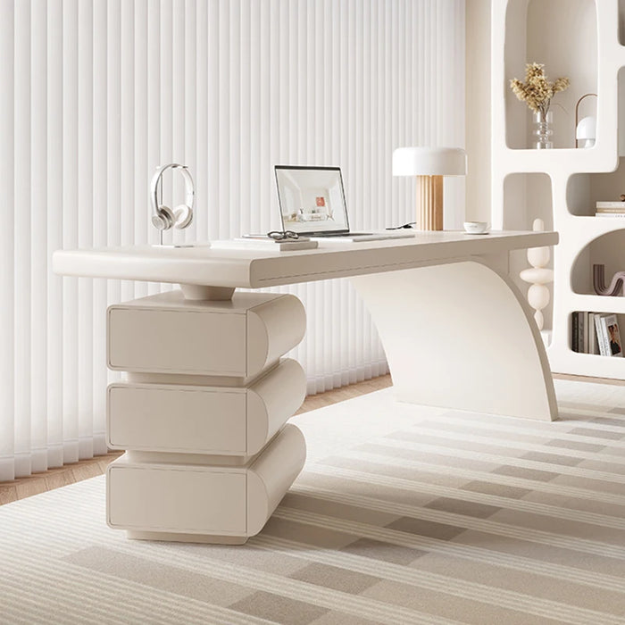 Executive White Writing Desk Table Computer Gaming Standing Desk Study Organizer Pc Escritorios De Oficina Home Office Furniture