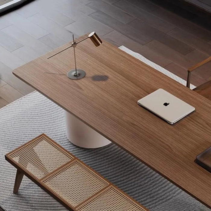 Wooden Reception Office Desk Executive Studio Desktops Organizer Monitor Office Desk Storage Schreibtisch Luxury Furniture