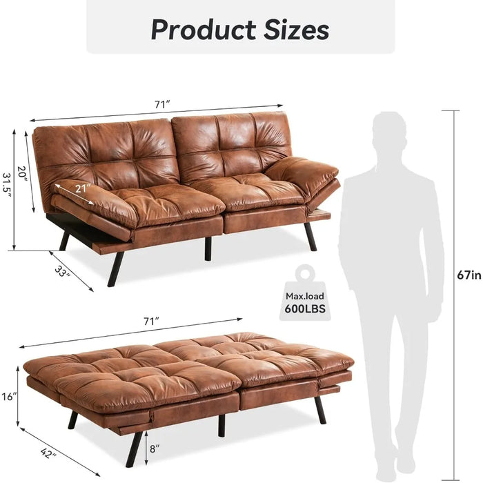 Living Room Sofas Small Split Modern Sofa for Living Room Office Memory Foam Futon Sofa Bed Apartment Convertible Furniture Home