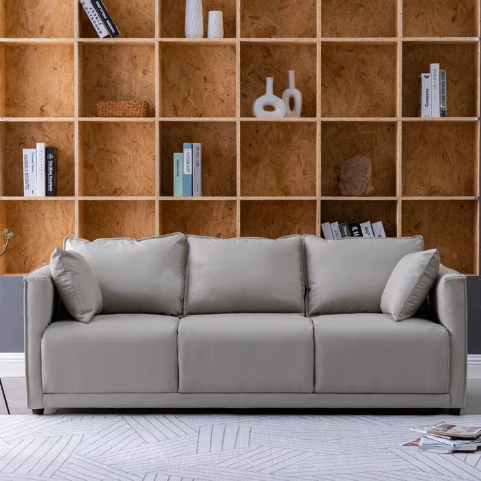Modern Lazy Living Room Sofa Set Table Small Office Designer Leather Sofa Single Puff Relaxing Canape Salon Library Furniture