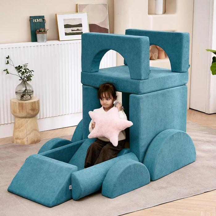 Couch 14PCS Luxury, Floor Sofa Modular Furniture for Adults,Kids, Modular Foam Play Couch Sectional Sofa