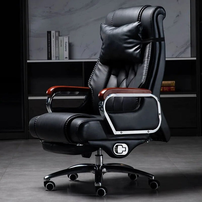 Leather Armrest Luxury Chairs Modern Black Metal Legs Executive Lounge Chair Accent Living Room Cadeiras De Jantar Furniture