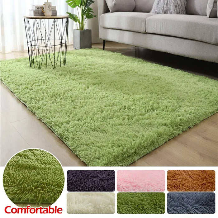 Lellen Hairy Plush Rugs for Children Bedroom Soft Furry Carpets Living Room Kids Baby Room Nursery Playroom Room Decor Area Rug