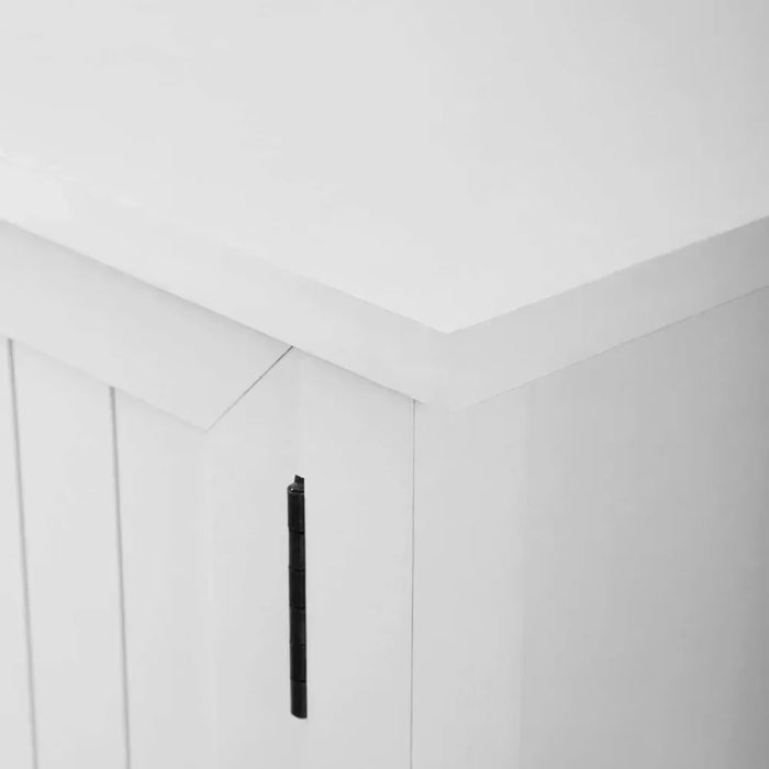 Tv Stand Living Room Furniture Classic Grooved Door TV Stand for TVs Up to 65 Inches 58 Inch