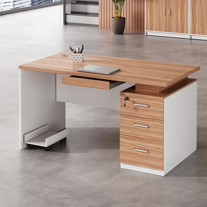 Wholesale Modern Industrial Wood Desktop Work Write Workstation Desk Computer Table Desk With Chair For Office