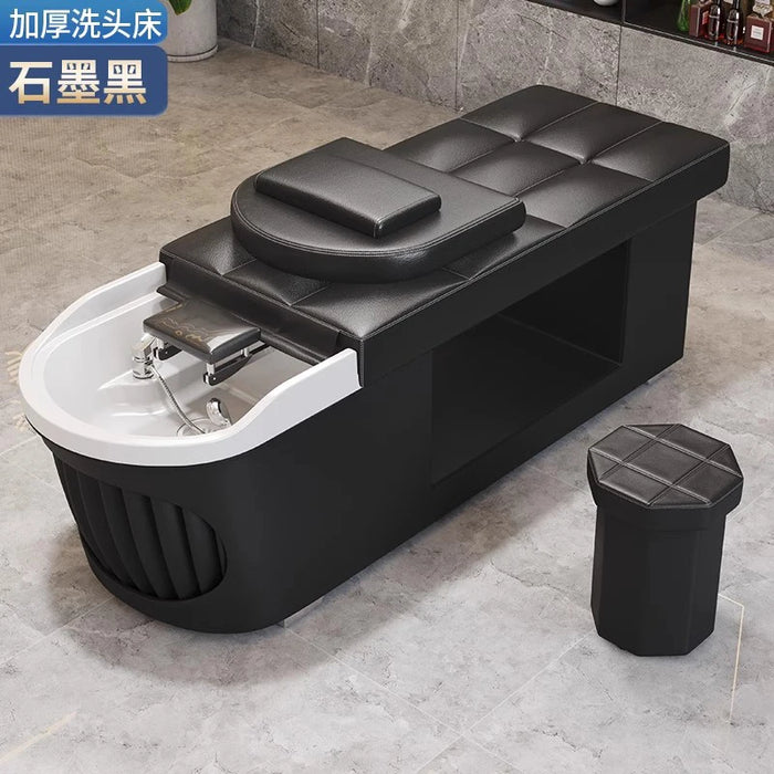 Luxury Ergonomics Shampoo Chair Lounge Head Spa Massage Salon Makeup Chair Comfort Shower Chuveiro Salon Furniture LJ50SC