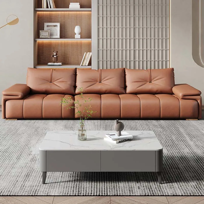 Genuine Leather Sofa Modern European Lounge Modular Corner Sofa Living Room Comfortable Kanapy I Sofy Do Salony Room Decor