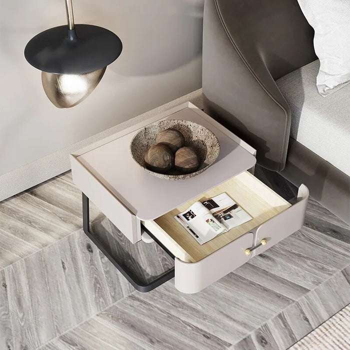 Auxiliary Luxury Bedside Table Cabinets Created Decorative Narrow Bedside Table White Small Mesa De Cabeceira Furniture for Room
