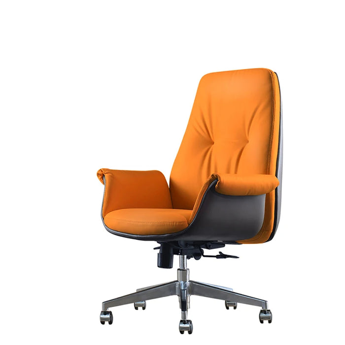 Business Boss Chair Comfortable Office Computer Chair Leather Italian Fashion Luxury Chair Study Women's Business Furniture