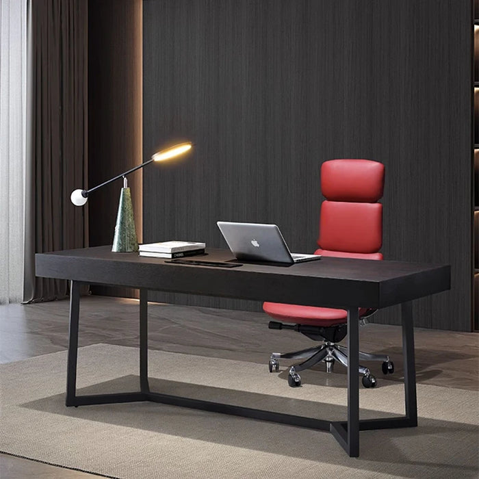 Designer Minimalist Boss Office Desk Italian Wood Solid Ideas Modern Computer Desk Tables Studio Moveis Para Casa Furniture