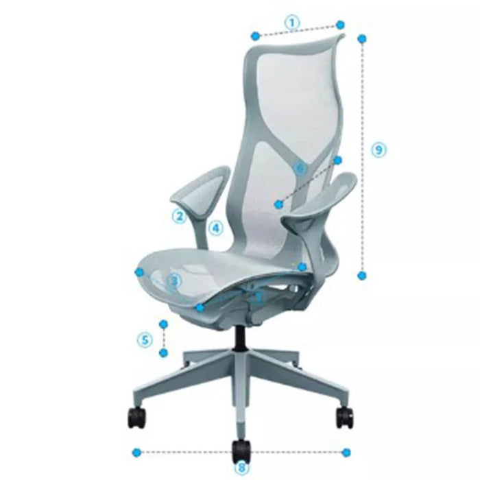 Adjustable Executive Office Chair Computer Design High Back Chair Mobile Recliner Comfy Silla Para Oficina Office Furniture