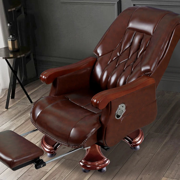 Leather Bedroom Recliner Chair Swivel Executive Lounge Designer Rolling Chair Conference Pedicure Silla De Oficina Luxury Stools