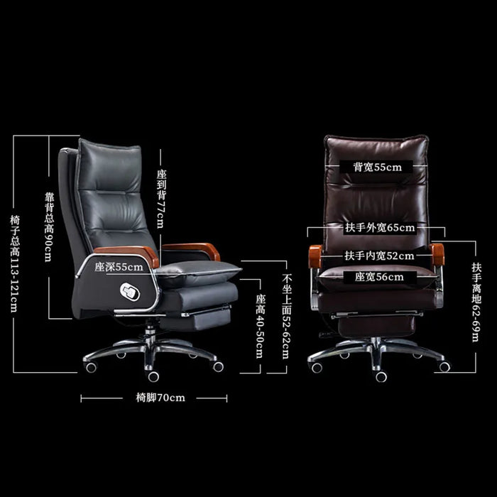 Luxury Backrest Office Chairs Wheels Design Executive Swivel Computer Chair Living Room Home Office Sillas De Oficina Furniture