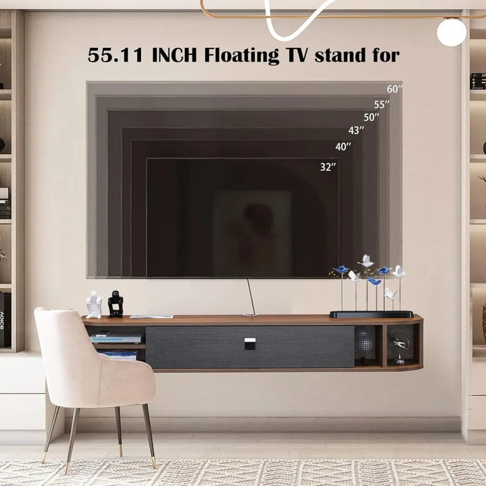 Wood Tv Stand Living Room Furniture Wall Mounted TV Cabinet Bedroom Furniture for Television Chest of Drawers Home Modern House