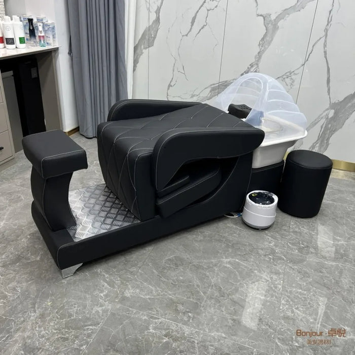 Head Massager Shampoo Chair Basin Wash Hair Head Spa Bed Shampoo Chair Stylist Luxury Hairstylist Mobile Lava Cabezas Furniture