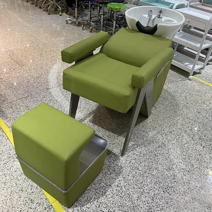 Hairdressing Shampoo Chair Beauty Salon Head Spa Equipment Water Circulation Head Therapy Silla Hairdresser Furniture GY50GP