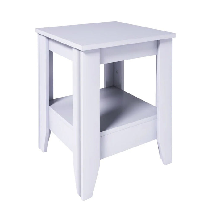 Prato Classic Nightstand, White  nightstands  furniture bedroom