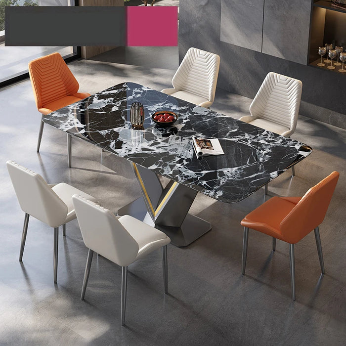 Luxury Nordic Dining Room Set Square Combination Mobile Living Room Table Modern Designer Muebles Para Casa Kitchen Furniture