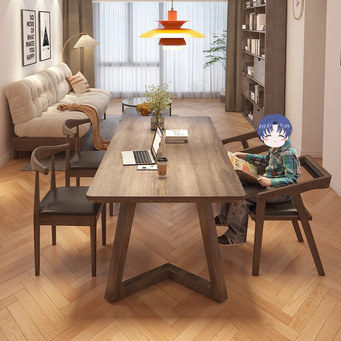 Luxury Wood Dinner Table Console Center Dining Room Table Chair Set Conference Nordic Mesa De Comedor Kitchen Furniture SQC