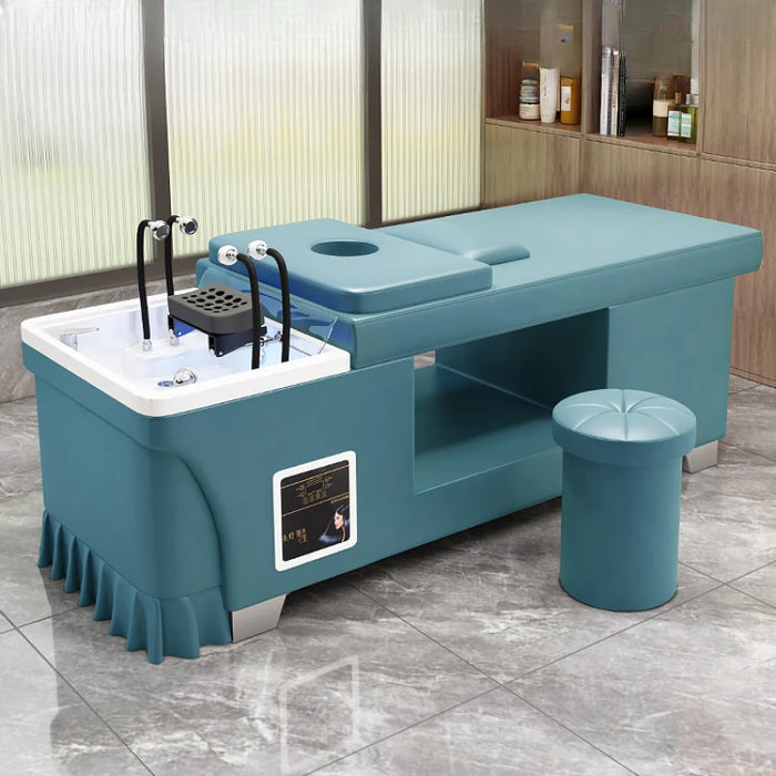 Recliner Salon Chair Thai Massage Shampoo Bed Japanese Head Salon Chair Hairstyle Cadeira Sedie Facial Furniture JY50SC