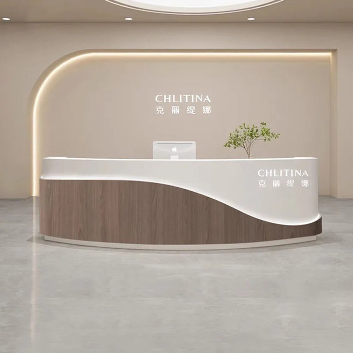 Restaurant Luxury Reception Desk Stand Store Podium Front Desk Reception Desk Information Office Empfangstheke Bar Furniture