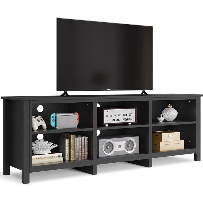 Tv Table Modern TV Stand for TV Up to 80/75/70/65 Inch 69'' Free Shipping Black Cabinet Living Room Furniture Home