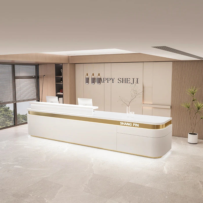 Acrylic Stand Reception Desk Podium Lectern Banco Luxury Front Desk Advisory Reception Desk Counter Empfangstheke Bar Furniture